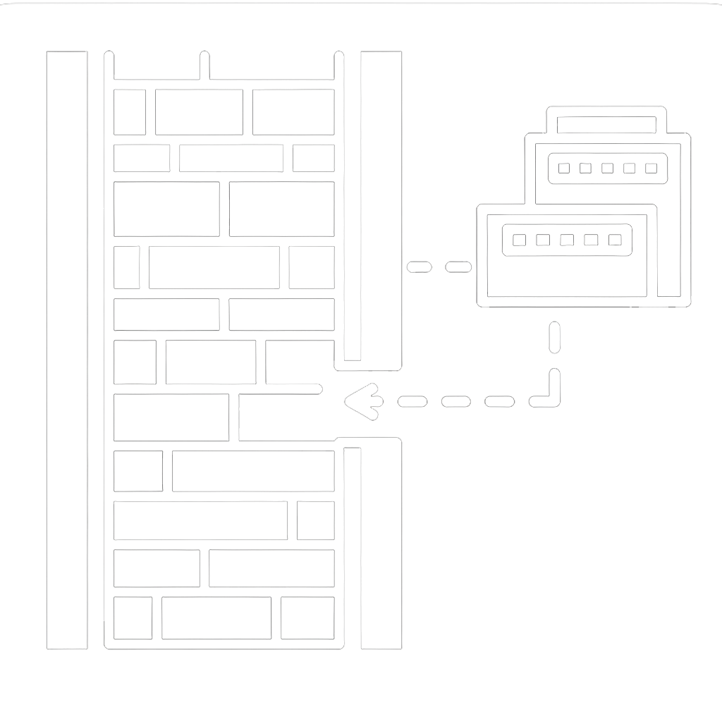 Paving Of Concentrator Walkways Icon